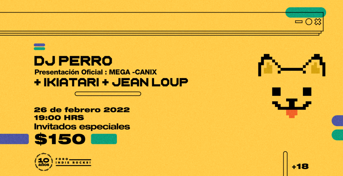 DJ Perro se presentará en el Foro Indie Rocks!