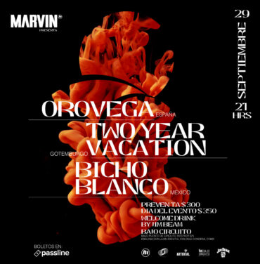 Orovega, Two Year Vacation y Bicho Blanco llegarán a Bajo Circuito