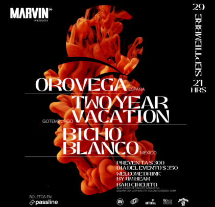 Orovega, Two Year Vacation y Bicho Blanco llegarán a Bajo Circuito