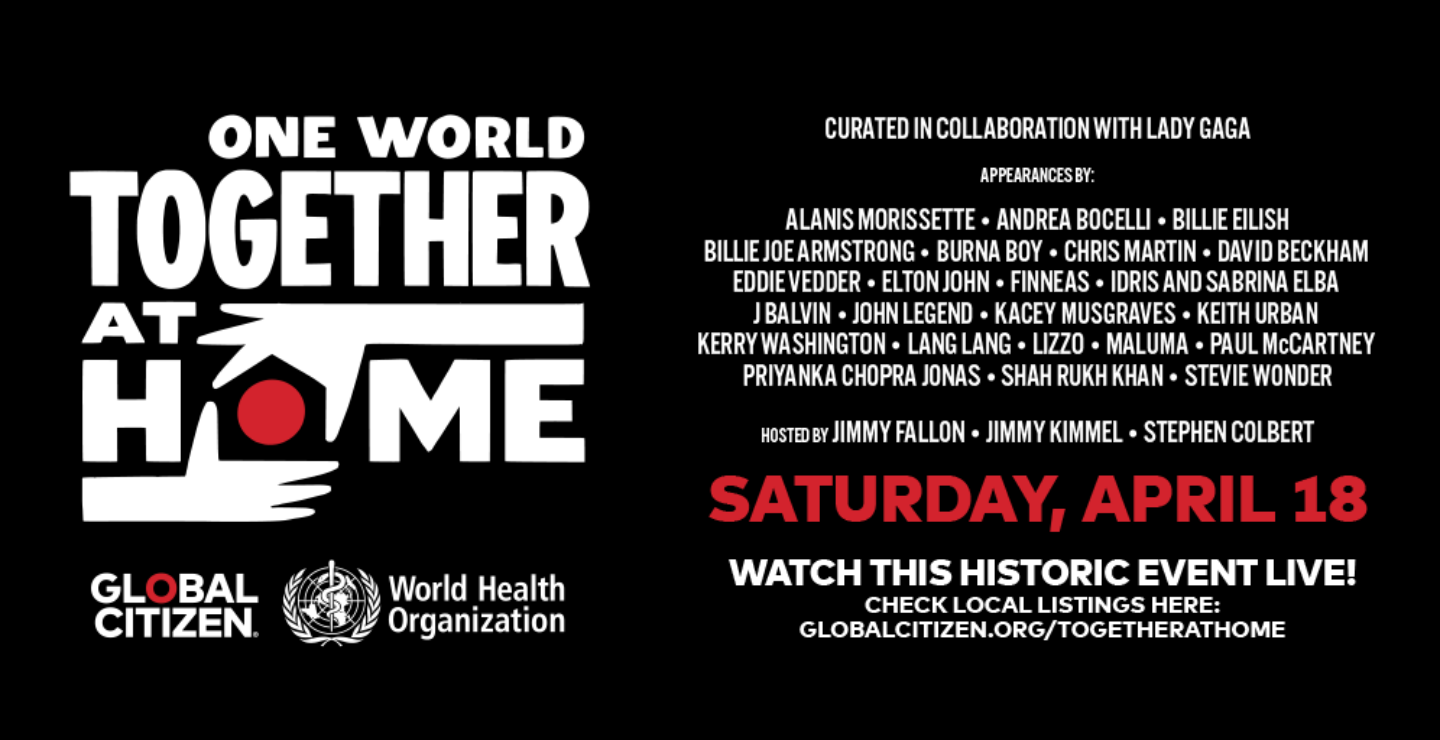 Global Citizen presenta One World: Together At Home