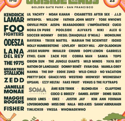¡Conoce el line up para Outside Lands 2023!