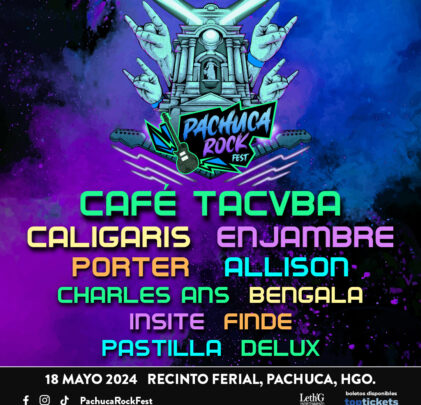 POSPUESTO: Café Tacvba, Enjambre y Porter en el Pachuca Rock Fest 2024