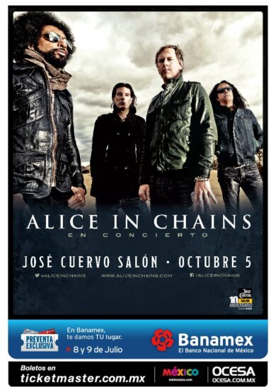Alice In Chains en el José Cuervo Salón