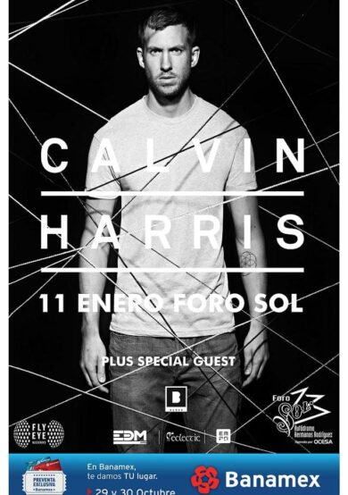 Calvin Harris en el Foro Sol