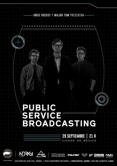 POSPUESTO: Public Service Broadcasting se presentará en el Foro Indie Rocks!