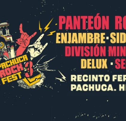 Panteón Rococó y Enjambre encabezan el Pachuca Rock Fest