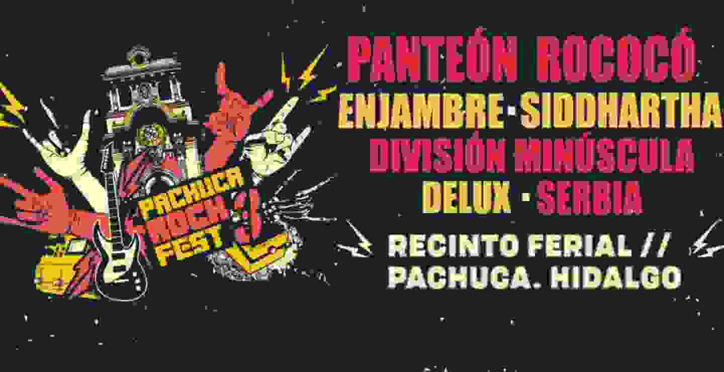 Panteón Rococó y Enjambre encabezan el Pachuca Rock Fest