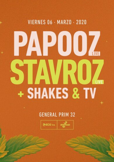 Papooz y Stavroz se presentarán en General Prim 32