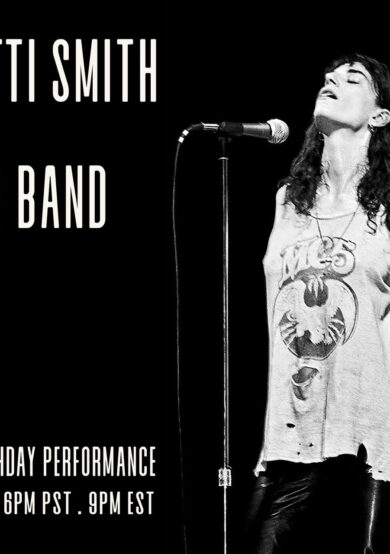 Patti Smith anuncia transmisión en vivo de su fiesta de cumpleaños