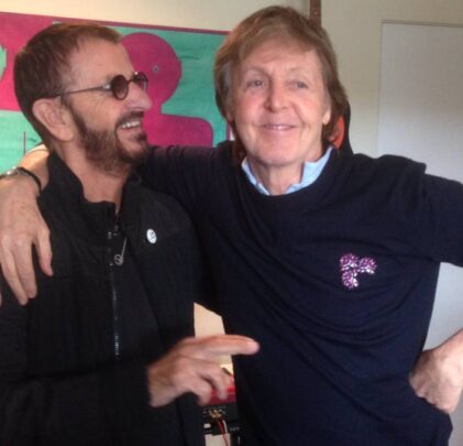 Paul y Ringo se reúnen en concierto