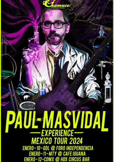 Paul Masvidal te llevará a un viaje cósmico en el HDX Circus Bar