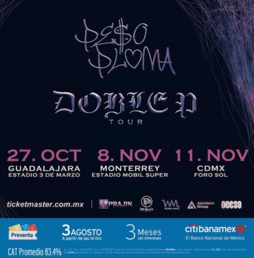 PRECIOS: Peso Pluma se presentará en el Foro Sol