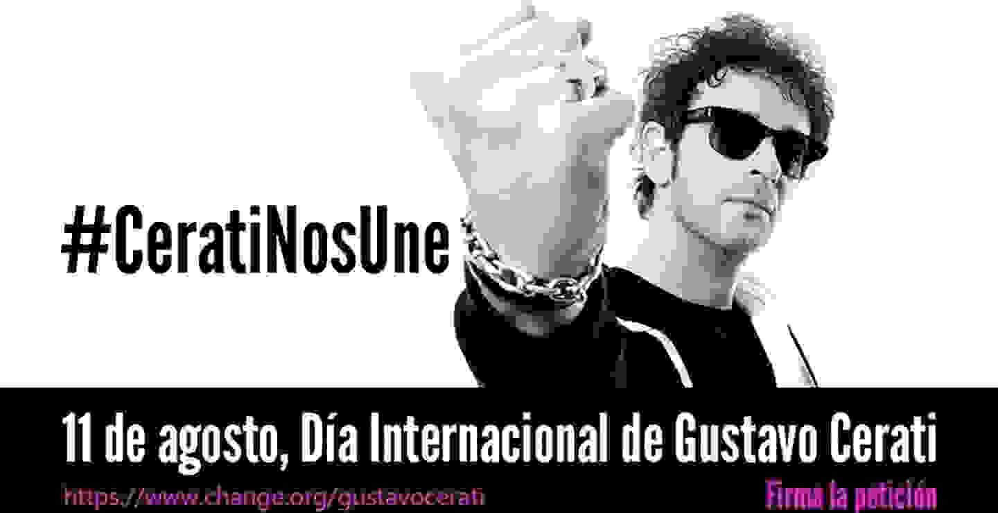 ¿Te gustaría que Gustavo Cerati tuviera un Día Internacional?