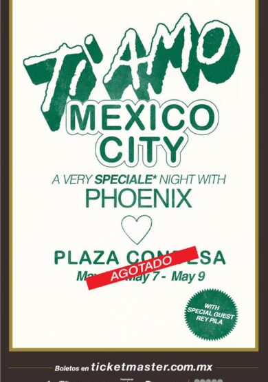 SOLD OUT: Phoenix se presentará en El Plaza Condesa