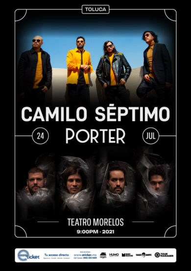 Porter y Camilo Séptimo en el Teatro Morelos