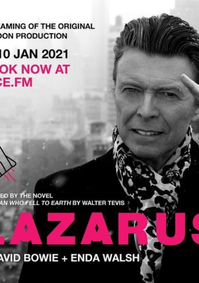 Transmitirán en vivo 'Lazarus', el musical de David Bowie
