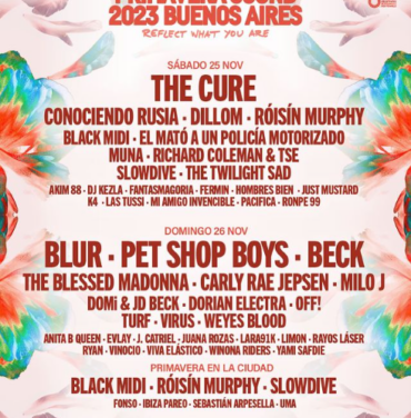 Conoce el cartel para Primavera Sound Buenos Aires