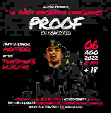 Proof se presentará en Motolinía 33