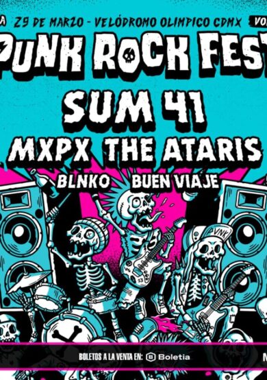 Sum 41 cancela su presentación en el CMBA Punk Rock Fest Vol 3