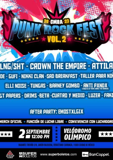 CMBA Punk Rock Fest Vol. 2 revela su cartel final