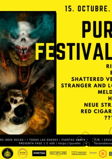 Pure Festival 2: La oscuridad se apoderará del Foro Indie Rocks!