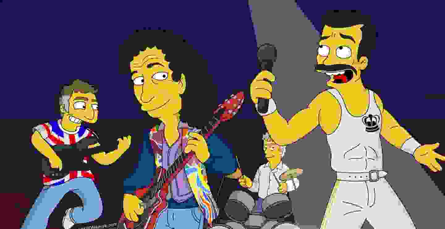 The Simpsons recreó el Live Aid de Queen