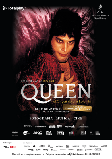 ¡La exposición de Queen by Mick Rock se extiende hasta junio!