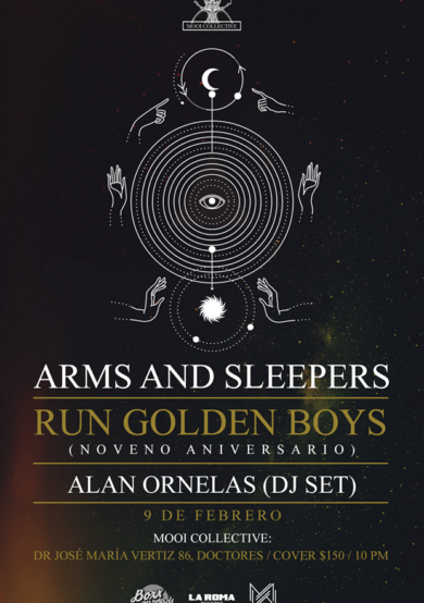 Run Golden Boys y Arms and Sleepers en Mooi Collective
