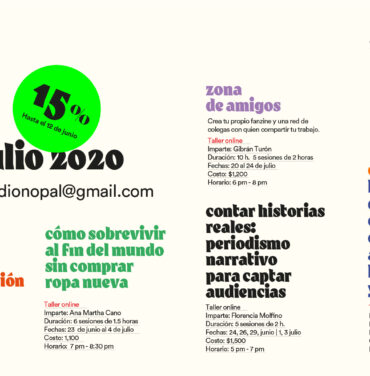 Conoce los talleres de Radio Nopal