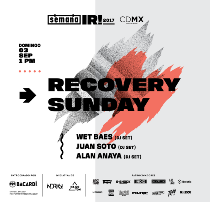 Gana tu acceso para el Recovery Sunday, la fiesta de clausura de la #SemanaIR! 2017