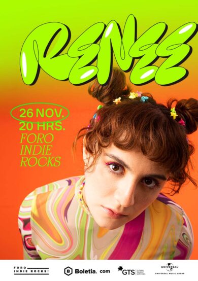 Renee ofrecerá concierto en el Foro Indie Rocks!