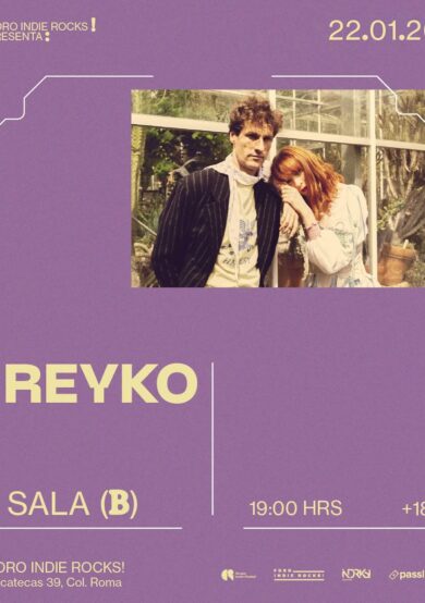 REPROGRAMADO: Reyko llegará al Foro Indie Rocks!