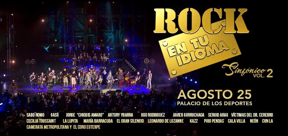 Gana boletos para Rock en Tu Idioma Sinfónico