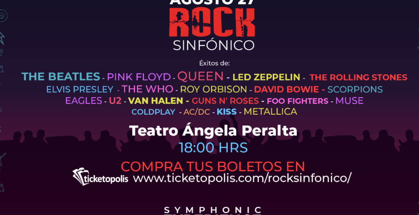 Rock Sinfónico, clásicos del género con orquesta en vivo