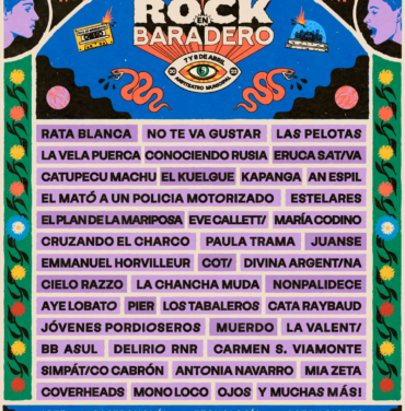 Conoce el lineup del Rock en Baradero 2023