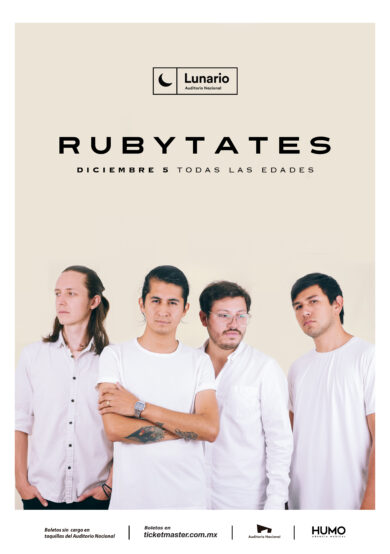 Rubytates se presentará en el Lunario del Auditorio Nacional
