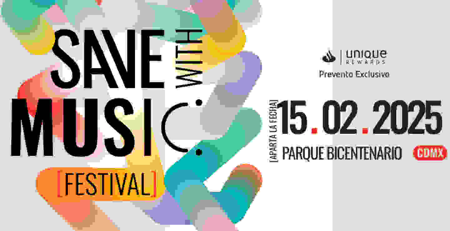 Save The Date: Festival Save With Music en el Parque Bicentenario