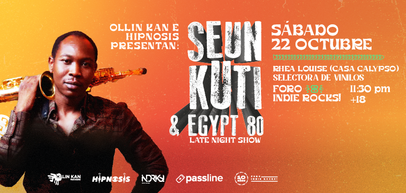 Participa y disfruta gratis el show de Seun Kuti