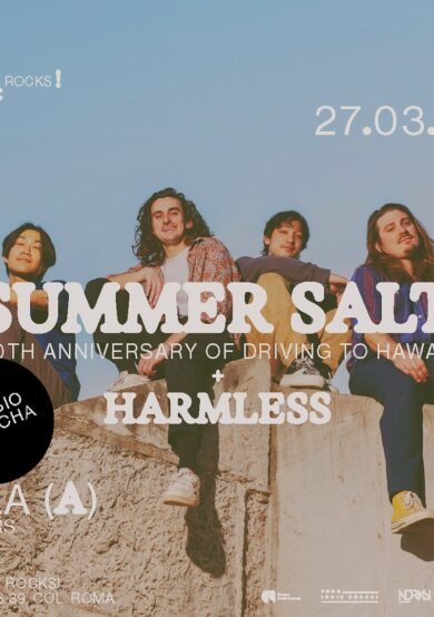 CAMBIO DE FECHA: Summer Salt llegará al Foro Indie Rocks!