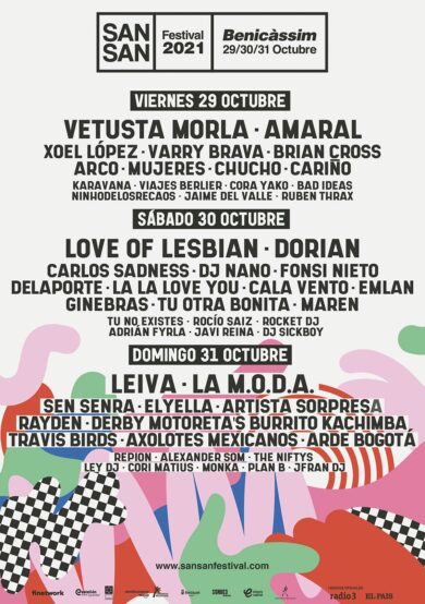  Vetusta Morla, Dorian y más en el SanSan Festival 2021