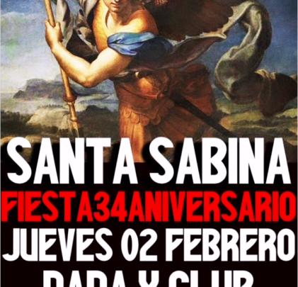 Únete a celebrar el 34 aniversario de Santa Sabina