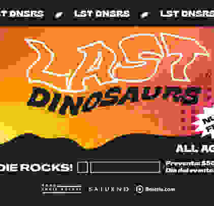 Last Dinosaurs ofrecerá dos shows en el Foro Indie Rocks!