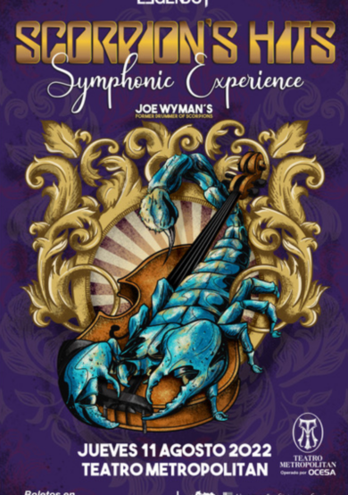 Joe Wyman traerá la 'Scorpions Hits: Symphonic Experience' al Teatro Metropólitan