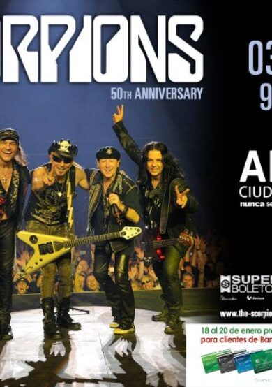 Scorpions en la Arena Ciudad de México