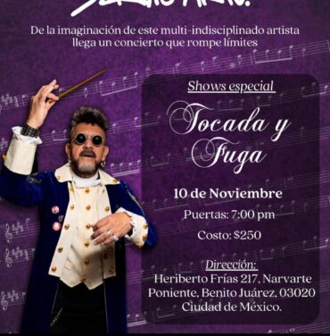 Sergio Arau presentará 'Tocada y Fuga' en el We Rock