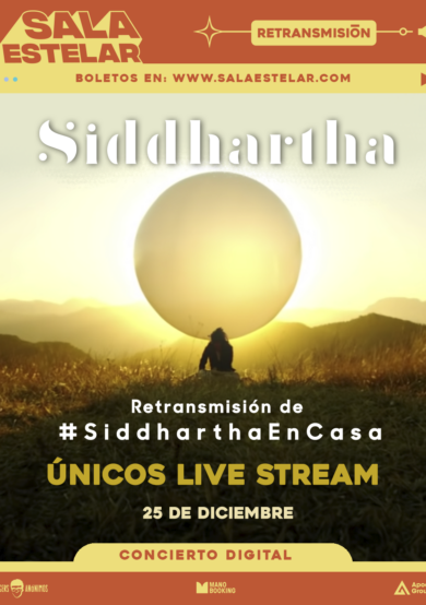 Siddhartha retransmitirá su show 'Únicos' por Sala Estelar