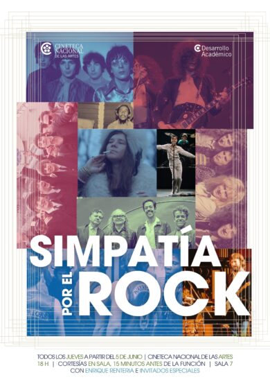 Llega el ciclo 'Simpatía por el Rock' a la Cineteca Nacional