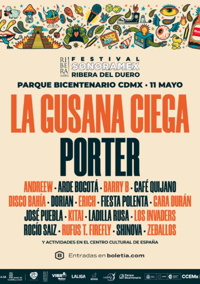 HORARIOS: Festival Sonoramex Ribera Del Duero