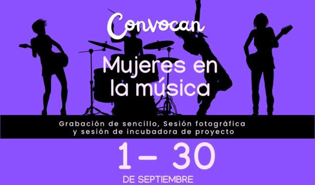 Escena Púrpura y Sonoridad MX abren convocatoria 'Mujeres en la Música'