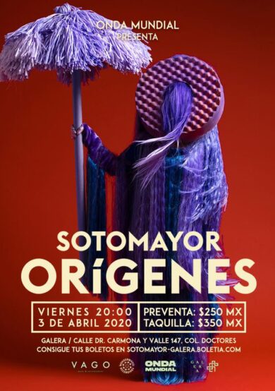 POSPUESTO: Sotomayor presentará ‘Orígenes’ en Galera